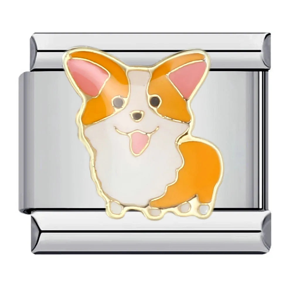 Dogs Italian Charm Link 194