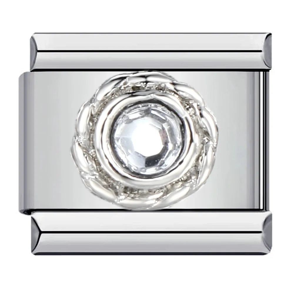 Round Italian Charm Links 118