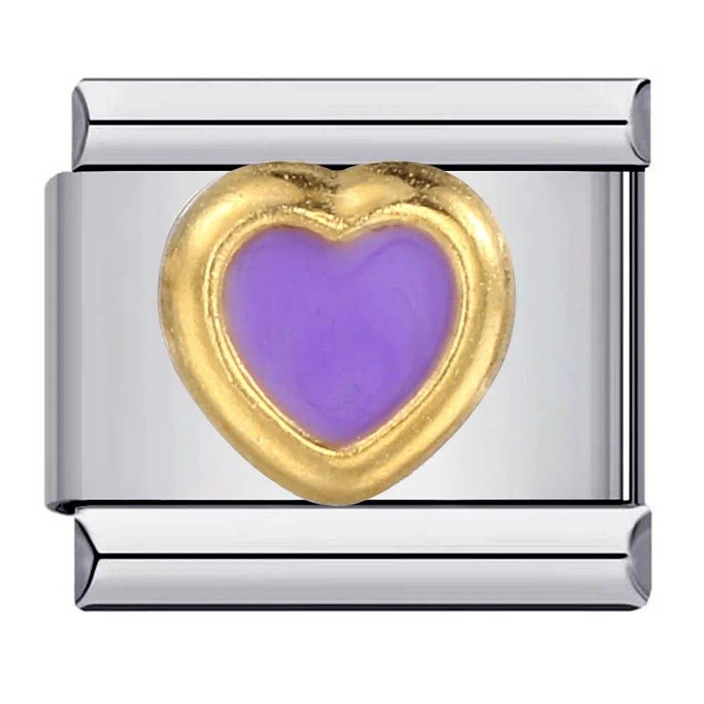 Heart Italian Charm Links 119