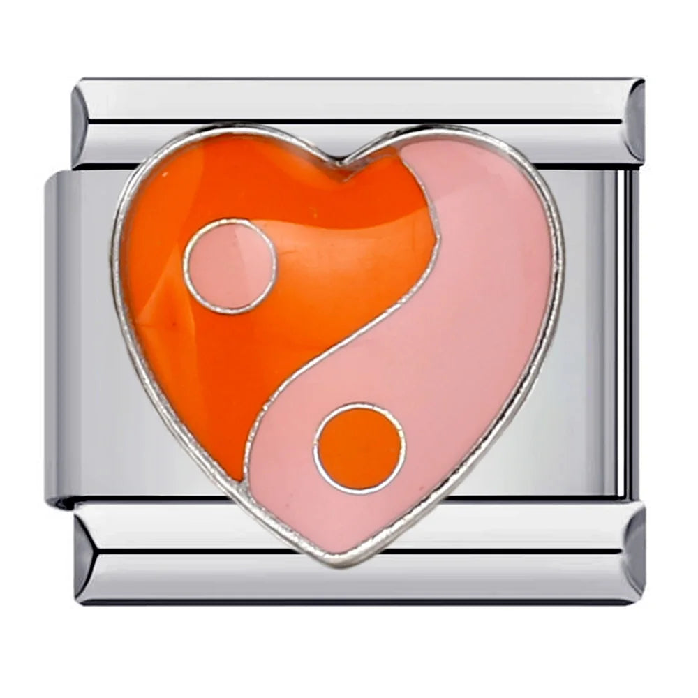 Heart Italian Charm Links 159