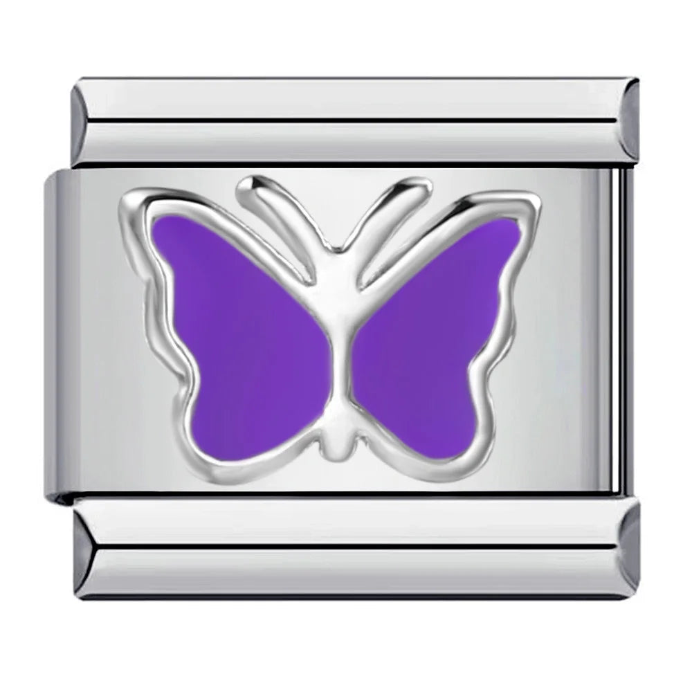 Butterfly Italian Charm Link 177