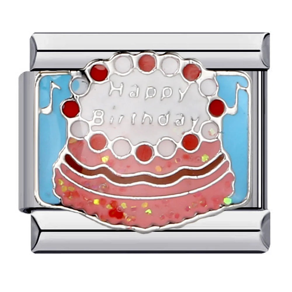 Birthday Italian Charm Links 153