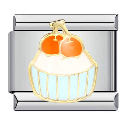 Cake Italian Charm Link 202
