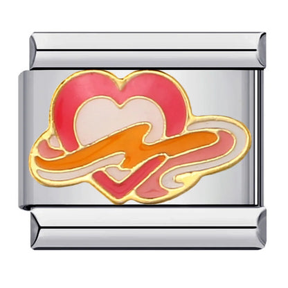 Rainbow Italian Charm Links 086