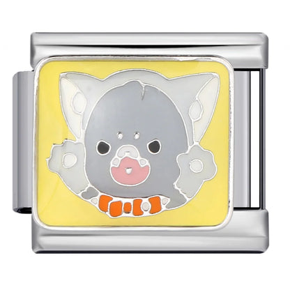 Cat Italian Charm Link 304