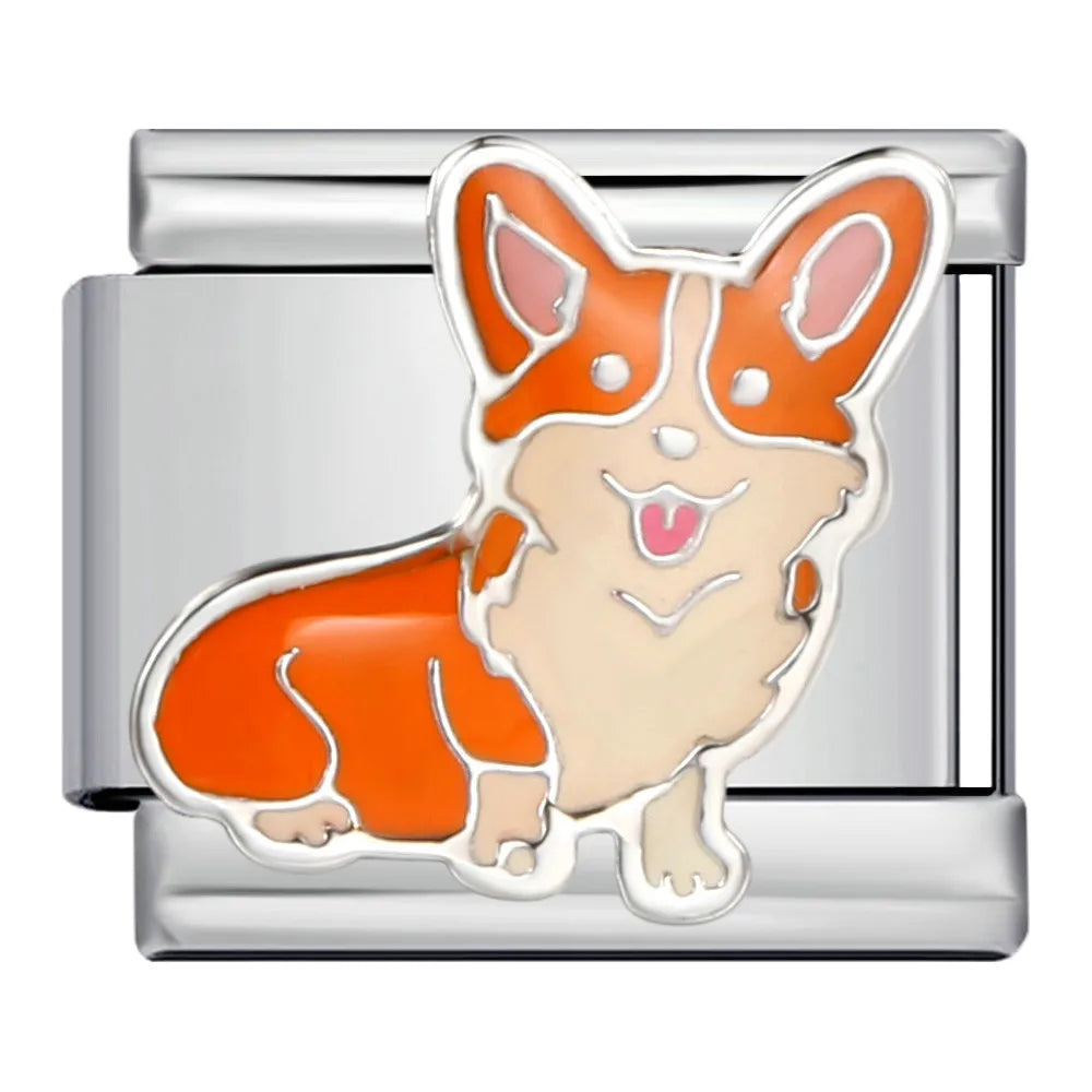 Dogs Italian Charm Link 194