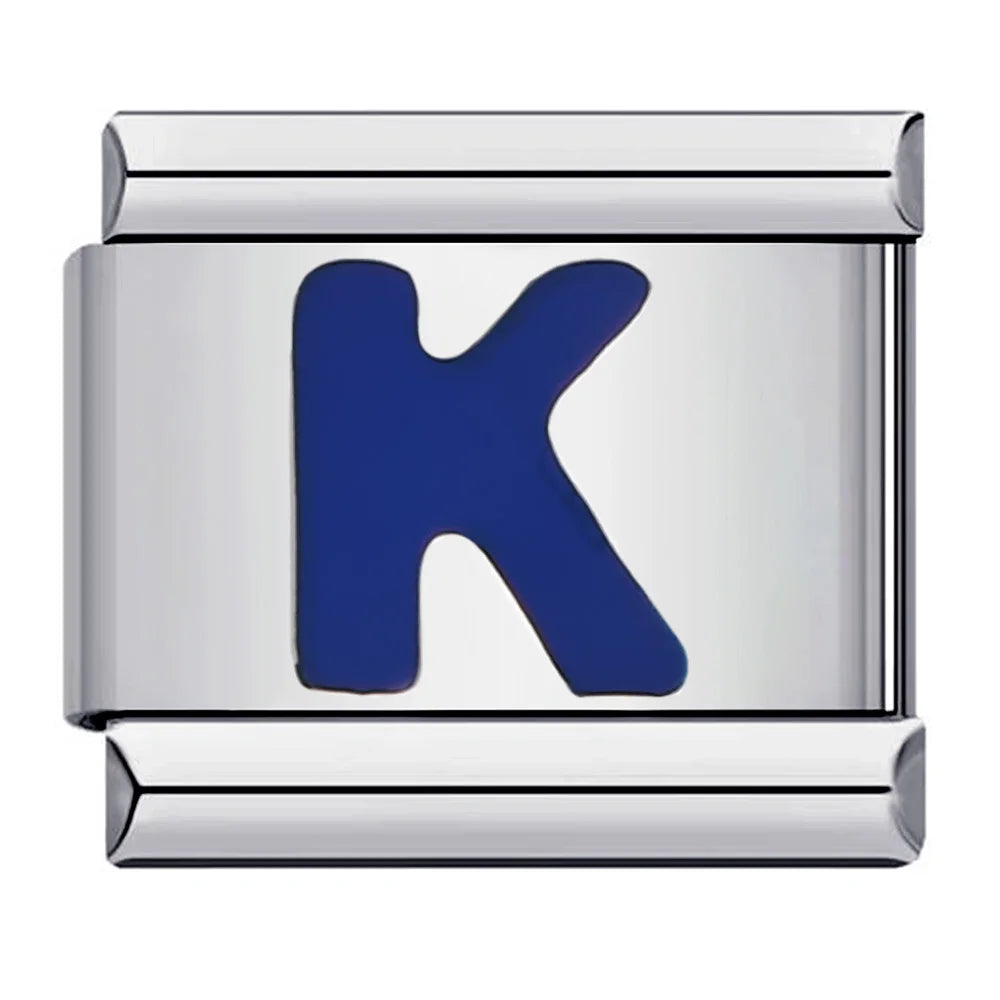 Blue Color 26 English Letters 021