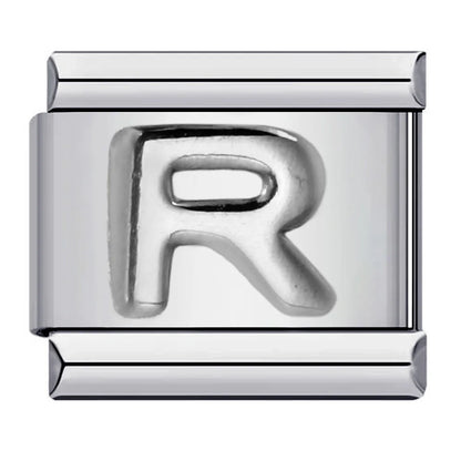 Silver Color 26 English Letters 174