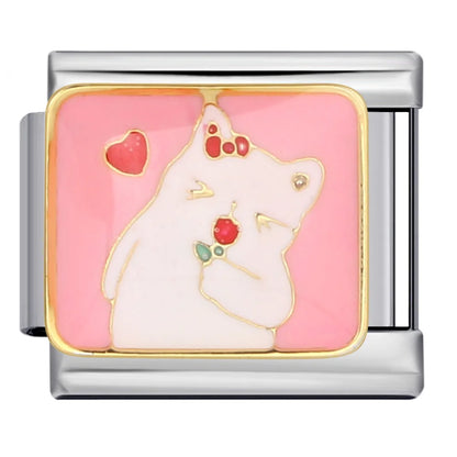 Cat Italian Charm Link 304