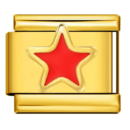 Gold Color Italian Charm 478