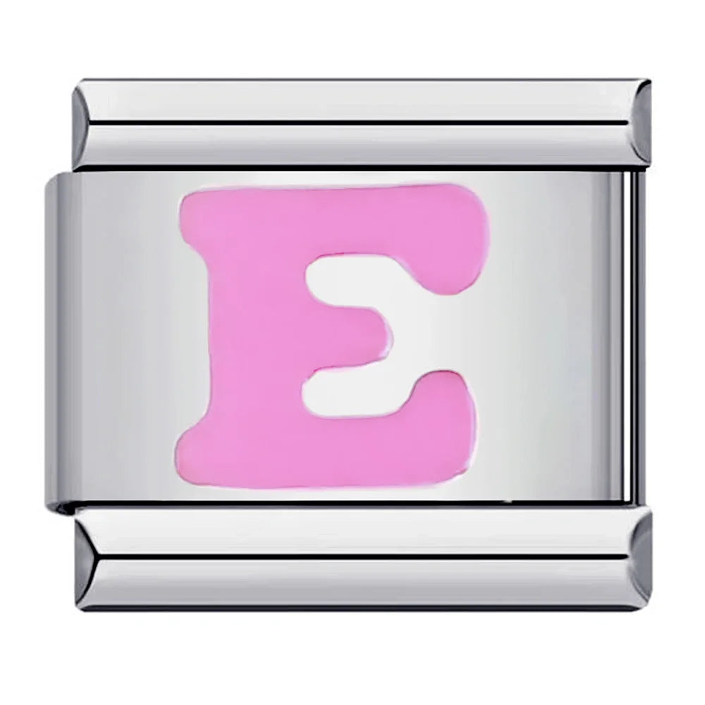 Pink Color 26 English Letters 018
