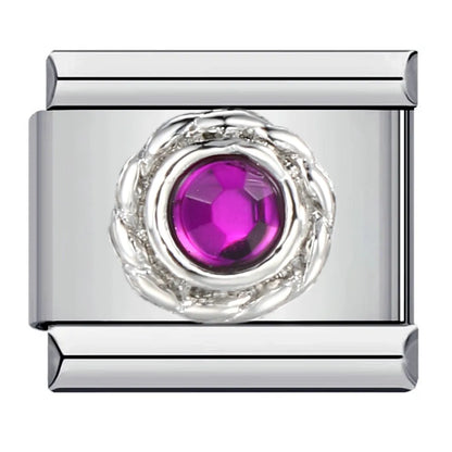 Pink Italian Charm Link 401