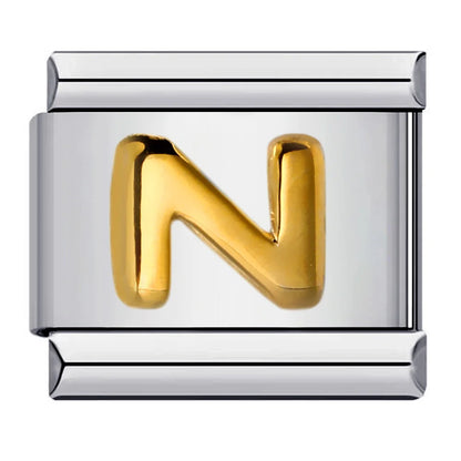 Gold Color 26 English Letters 064