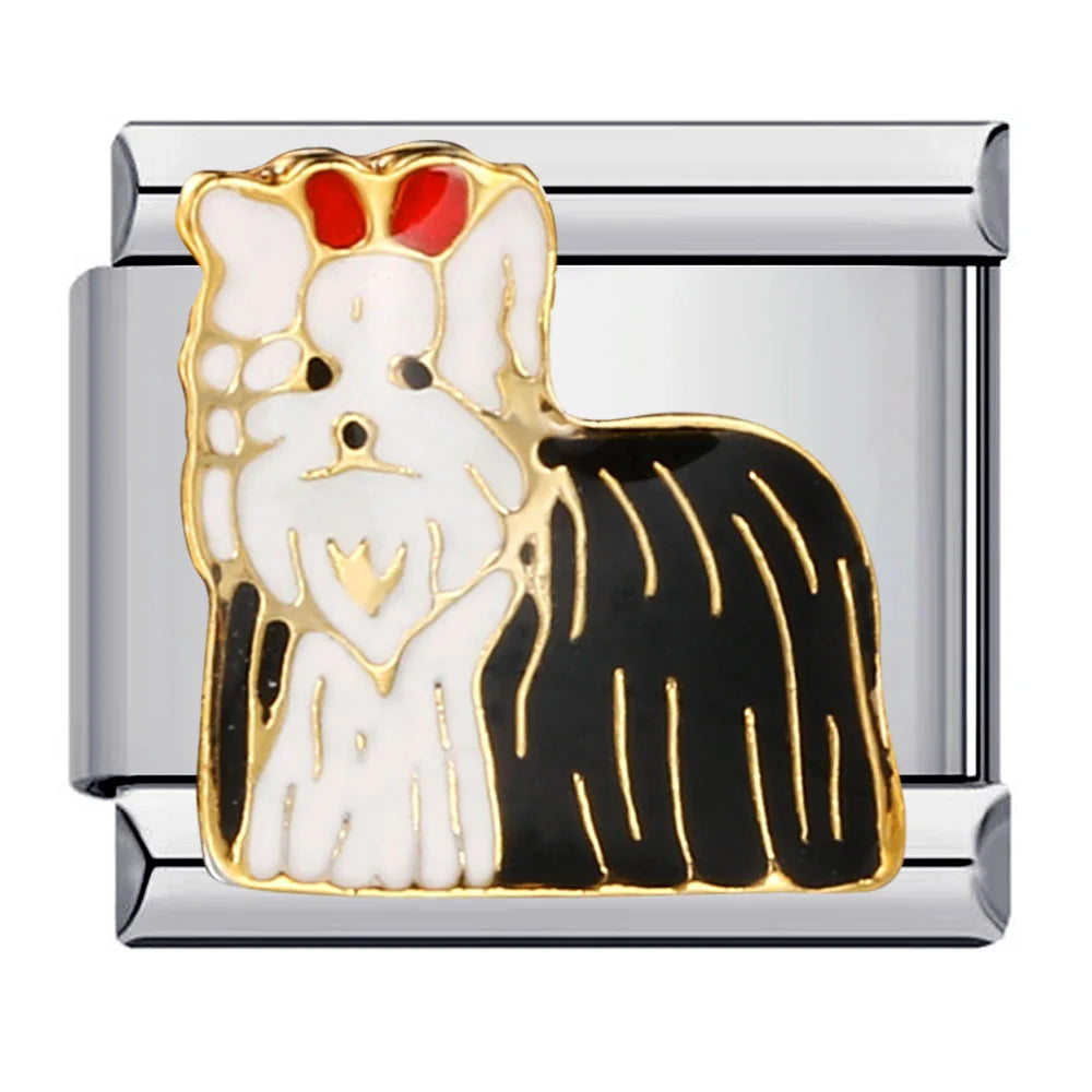 Dogs Italian Charm Link 194