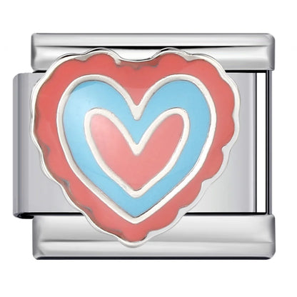 Heart Italian Charm Link 294