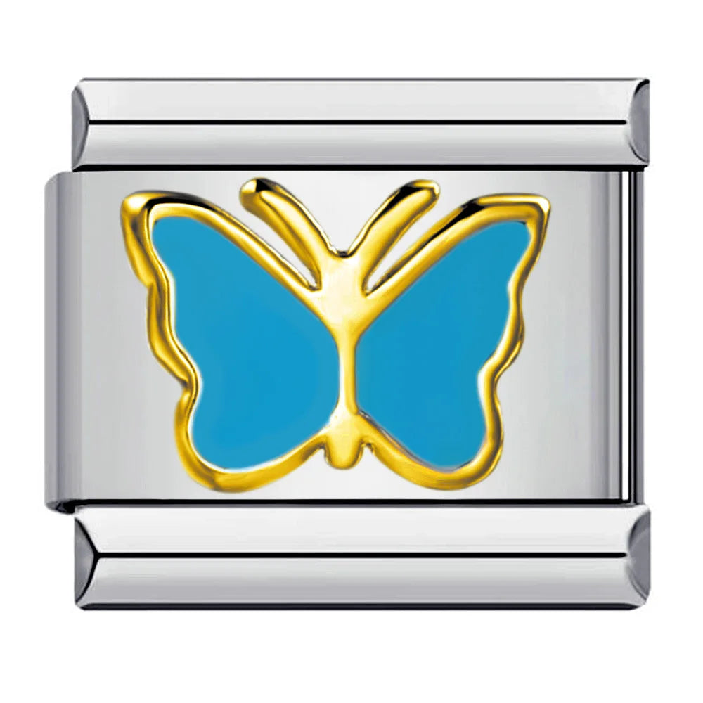 Blue Italian Charm Link 320