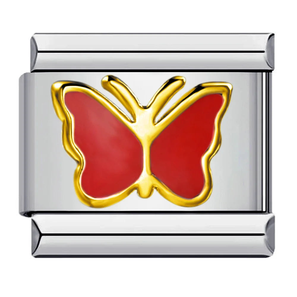 Butterfly Italian Charm Link 177