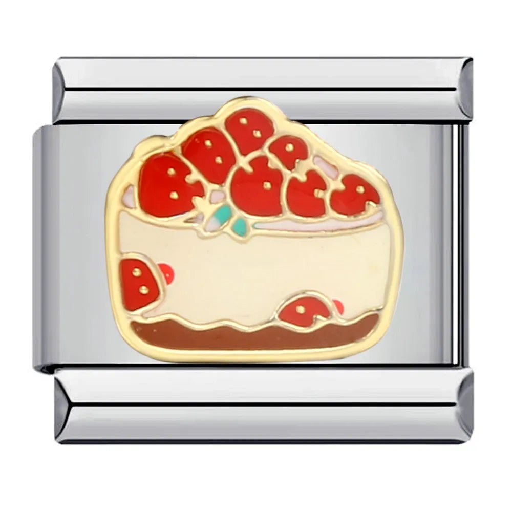 Cake Italian Charm Link 202