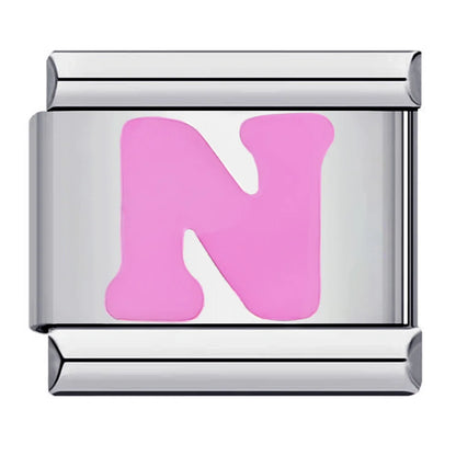 Pink Color 26 English Letters 018