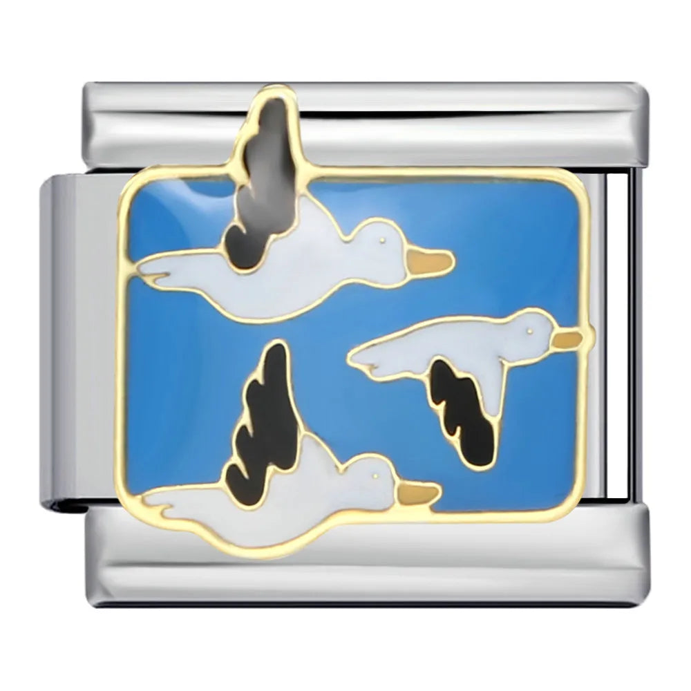 Bird Italian Charm Link 307