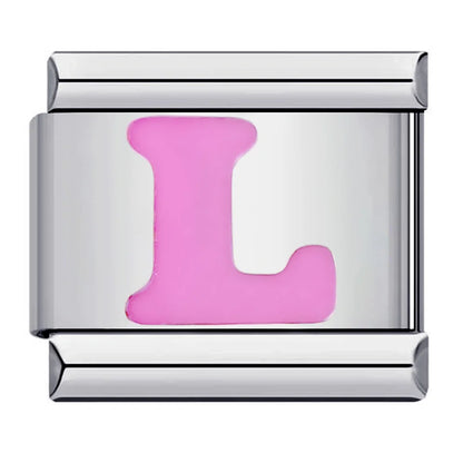 Pink 26 English Letters