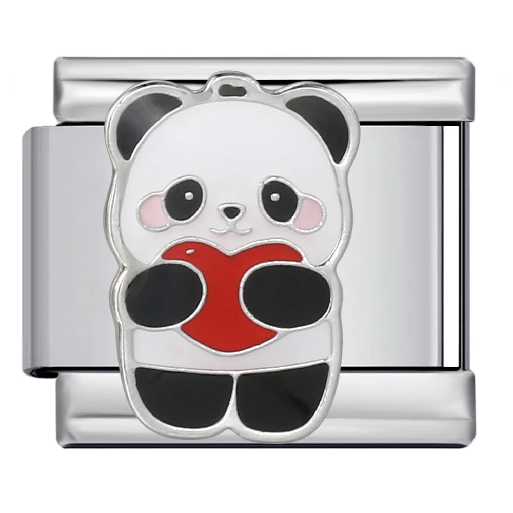 Dog Cat Italian Charm Link 167