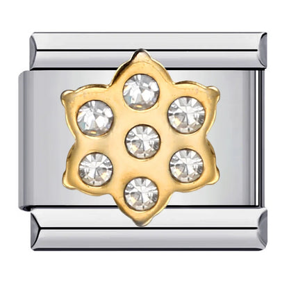 Zirconia Italian Charm Links 103