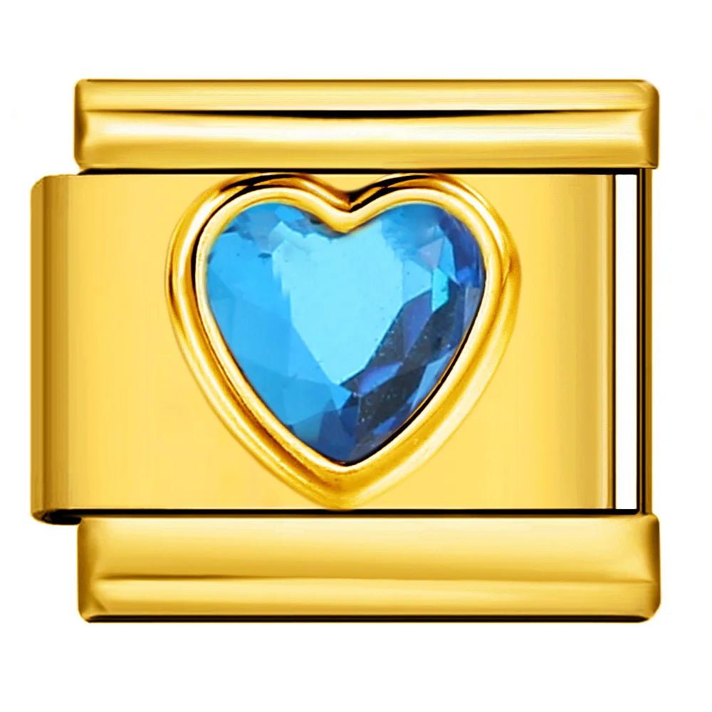 Heart Italian Charm Link 473