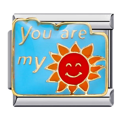 Words Italian Charm Links 147