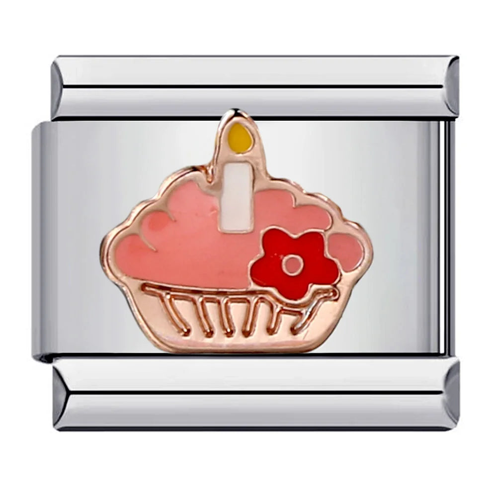 Food Italian Charm Links 075