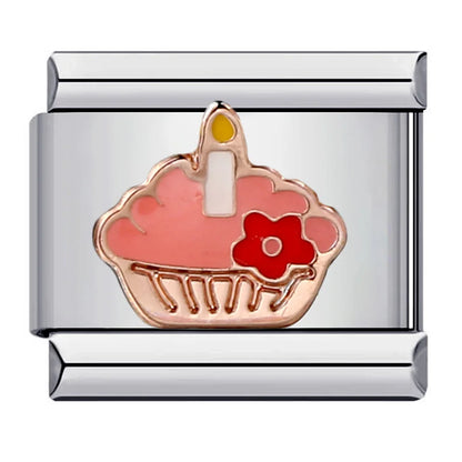 Cake Italian Charm Link 202