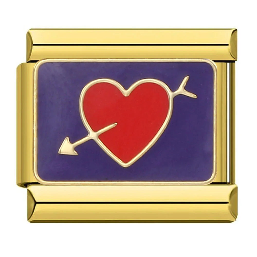 Gold Color Italian Charm Link 168