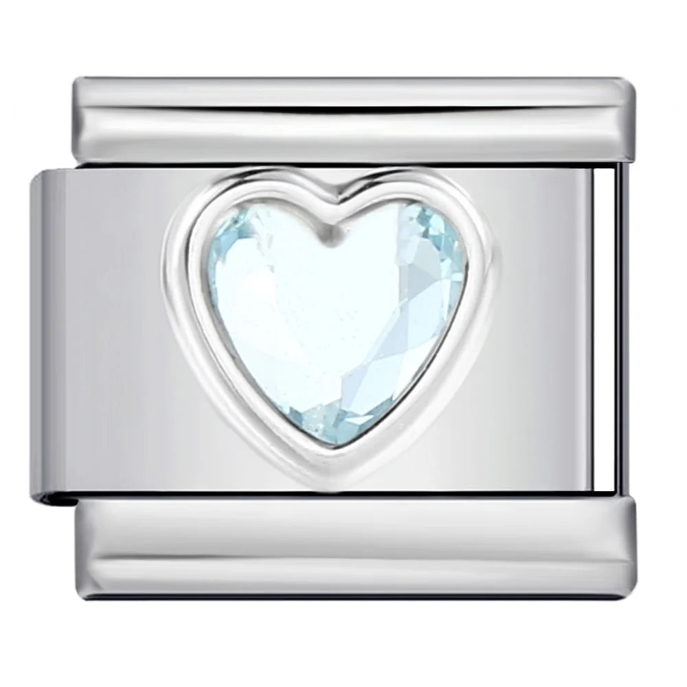 Blue Italian Charm Link 402