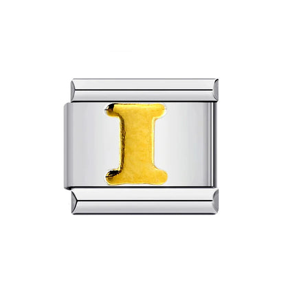 Gold Color 26 English Letters 014