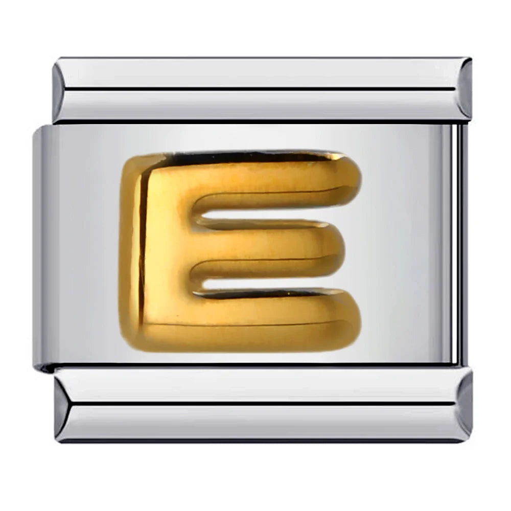 Gold Color 26 English Letters 064