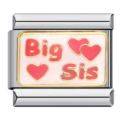 Heart Italian Charm Links 121
