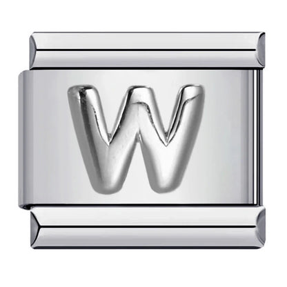 Silver Color 26 English Letters 174