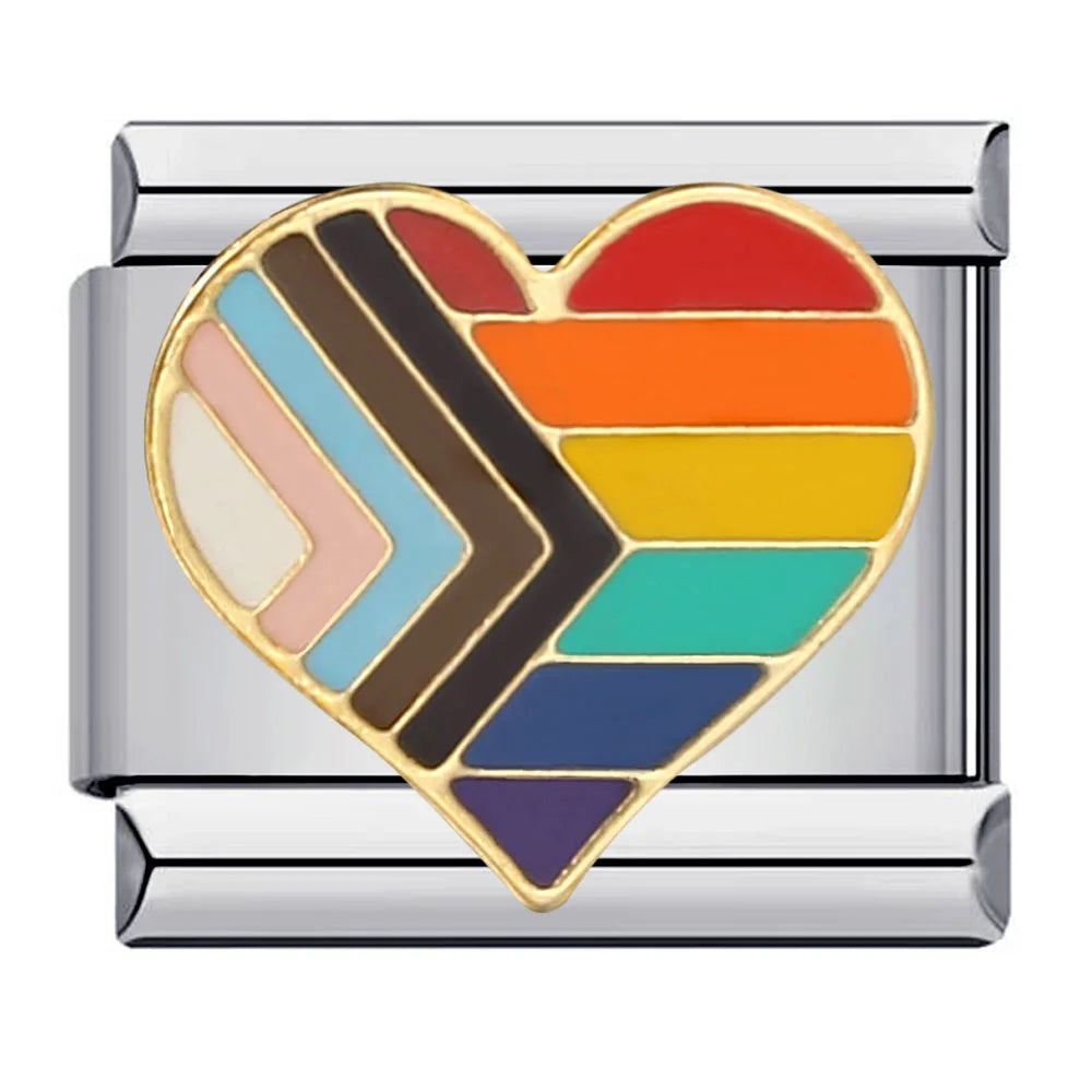 Heart Italian Charm Links 171