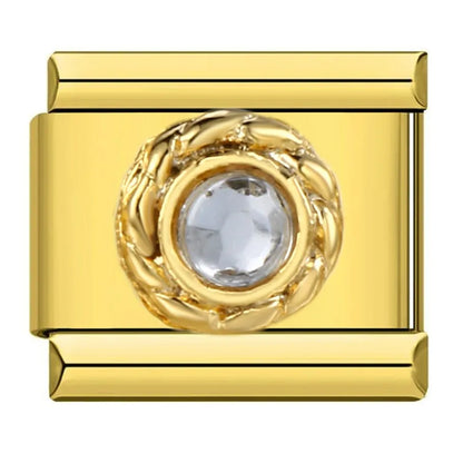 Round Italian Charm Links 118