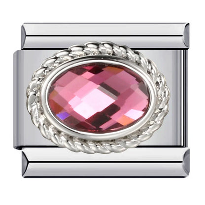 Pink Italian Charm Link 401