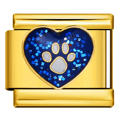 Paw Print Italian Charm 579