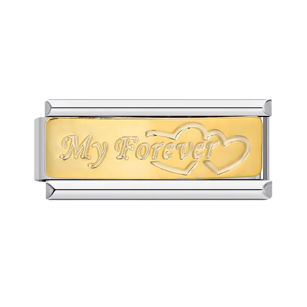 Heart Italian Charm Links 029