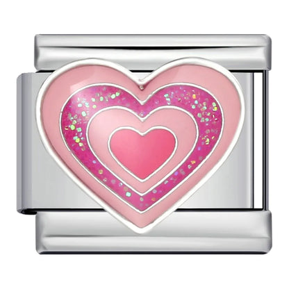 Pink Italian Charms Links 166