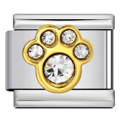 Paw Print Italian Charm 579