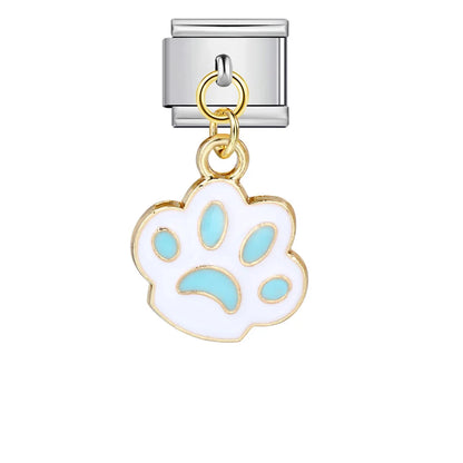 Paw Print Italian Charm 579