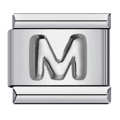 Silver Color 26 English Letters 174