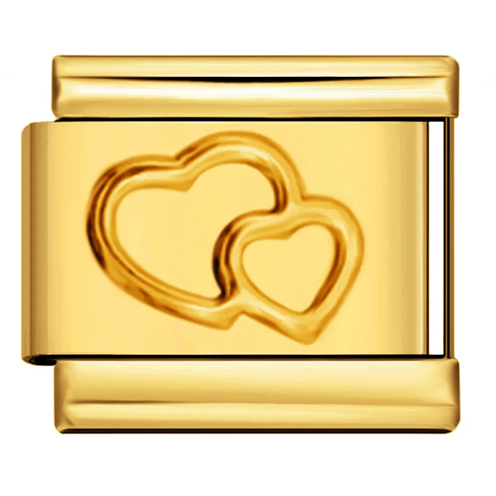 Heart Italian Charm Link 473