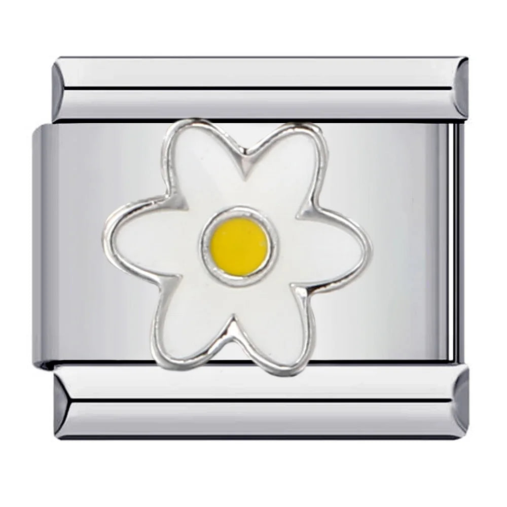 Flower Italian Charm Links 141