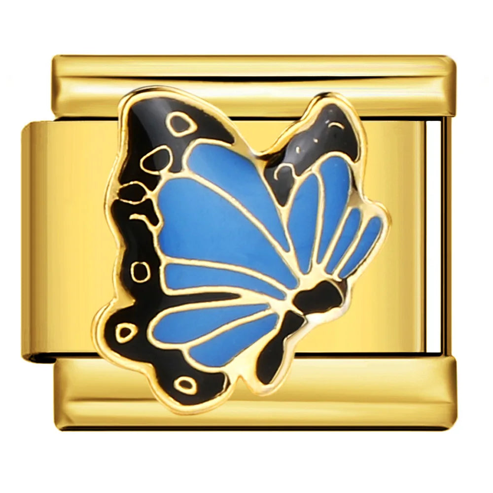 Gold Color Italian Charm Link 176