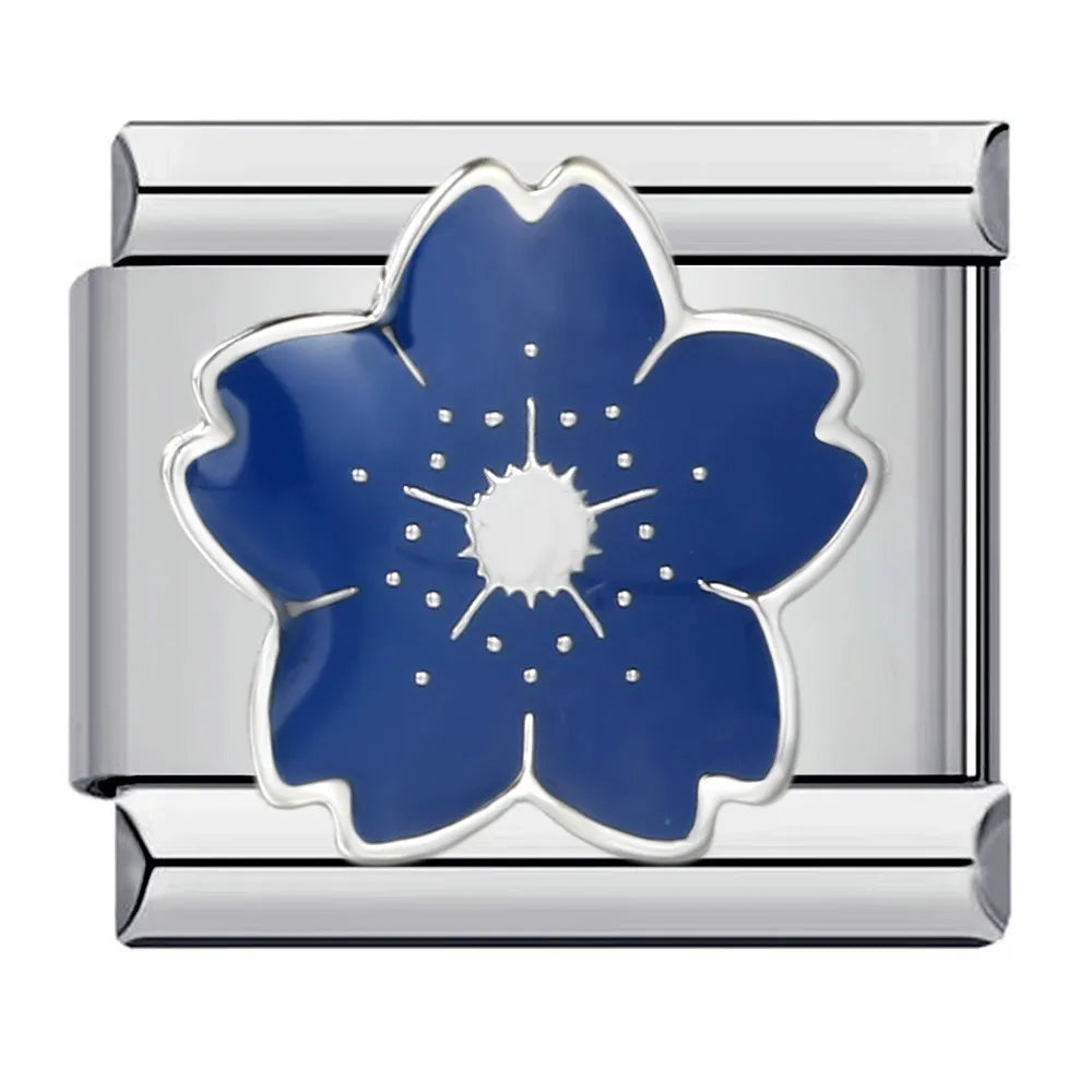 Flower Italian Charm Links 141
